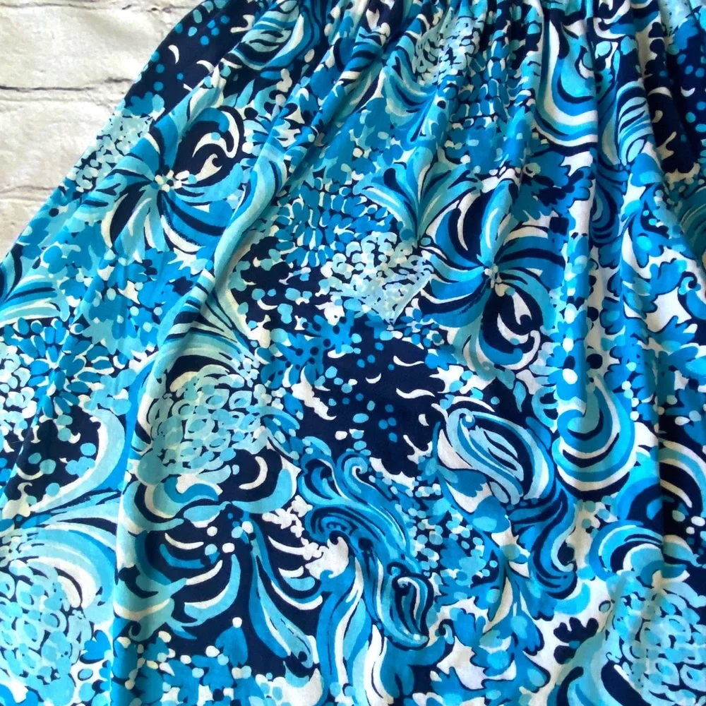Lilly Pulitzer Clarette Agua Flutter Sleeve Summer Dress NWOT - Picture 6 of 10